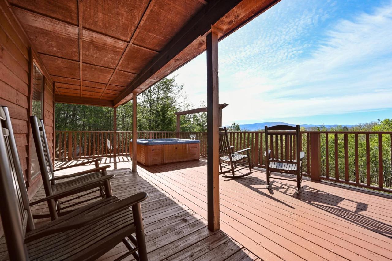 Private Mountain Cabin, Hot Tub Escape In The Smokies, With The View Vila Sevierville Exterior foto