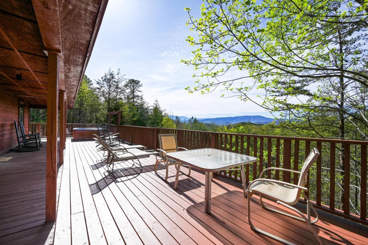 Private Mountain Cabin, Hot Tub Escape In The Smokies, With The View Vila Sevierville Exterior foto