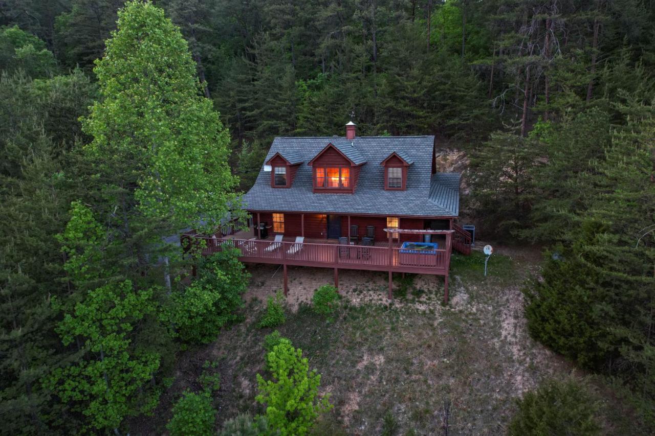 Private Mountain Cabin, Hot Tub Escape In The Smokies, With The View Vila Sevierville Exterior foto