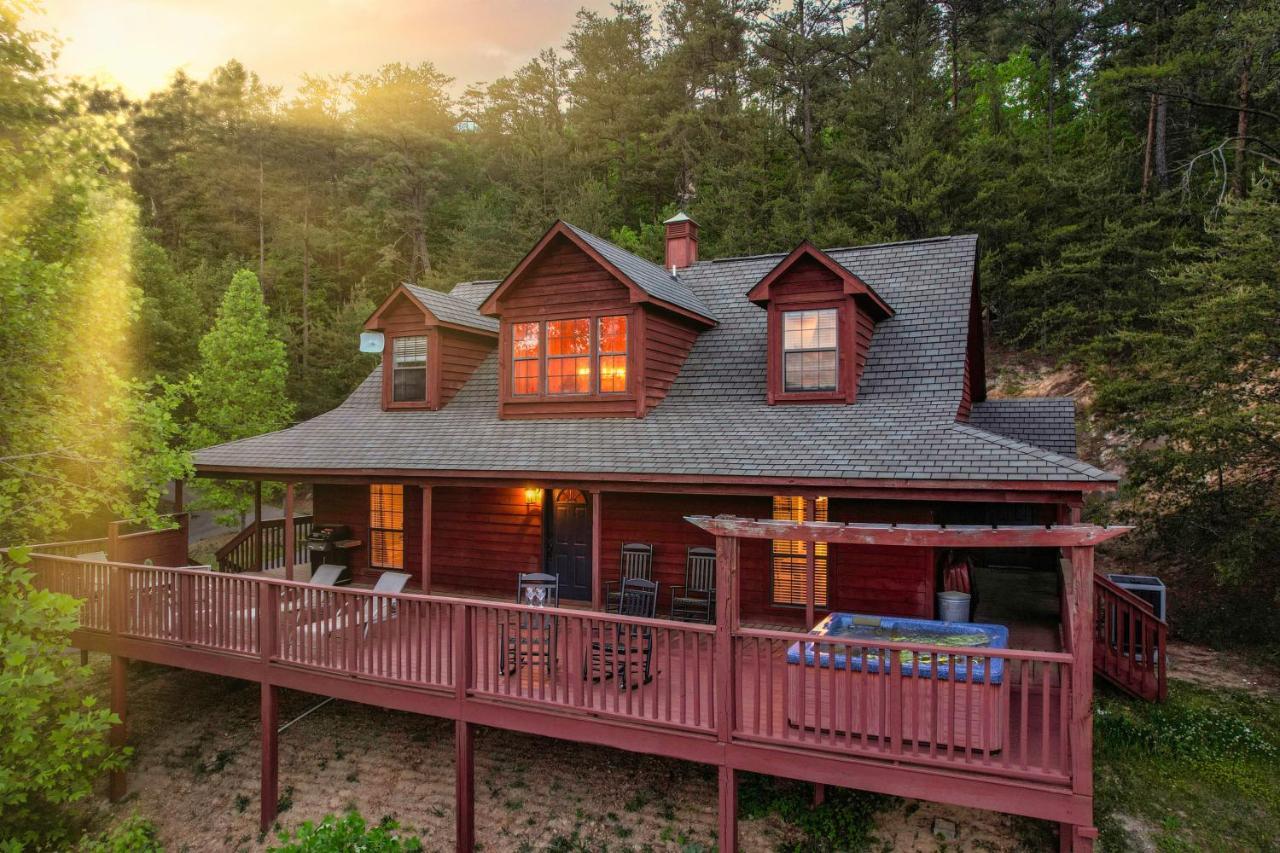 Private Mountain Cabin, Hot Tub Escape In The Smokies, With The View Vila Sevierville Exterior foto